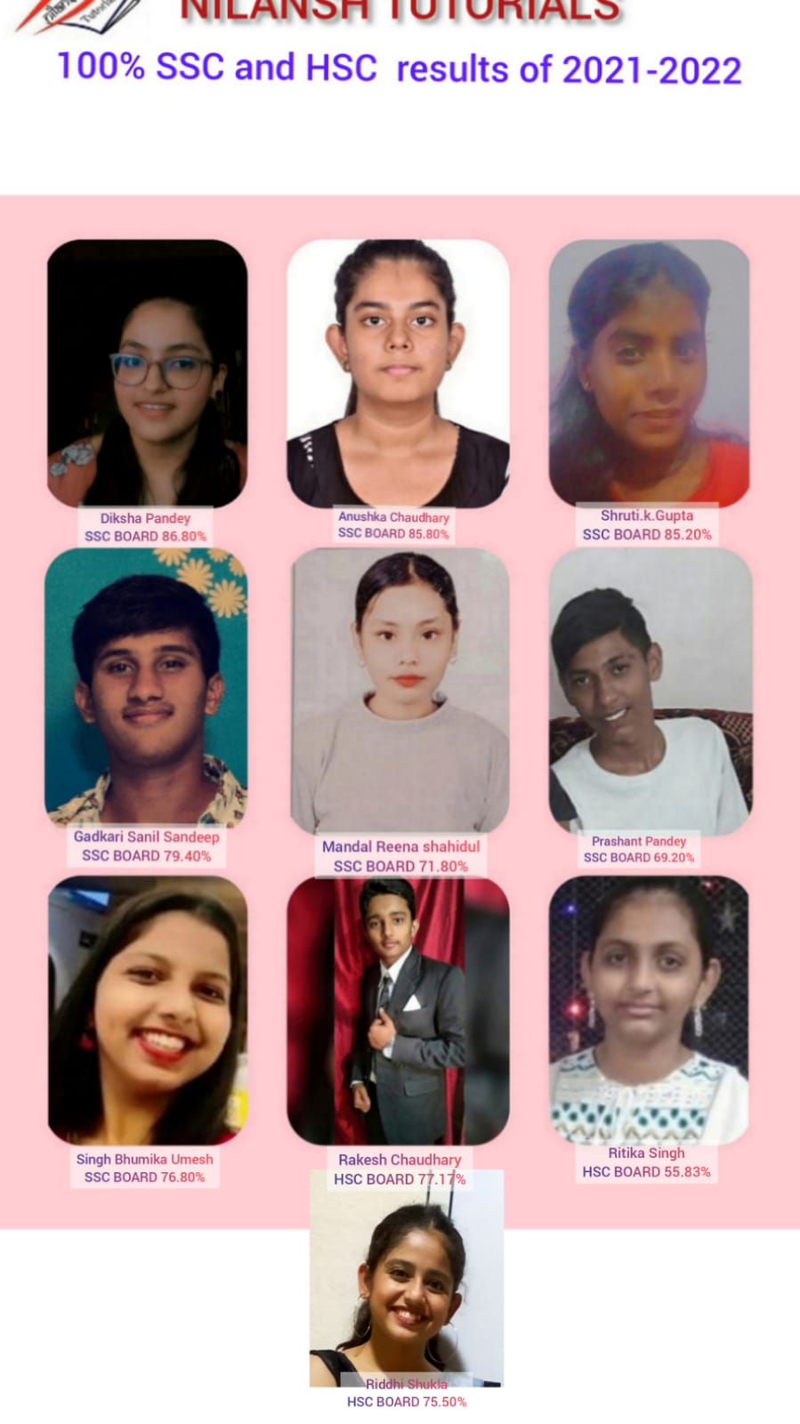 100% SSC & HSC Results 2021β22